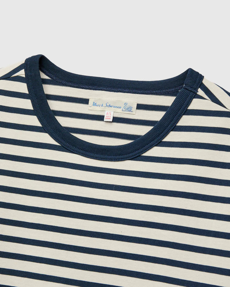 Merz B. Schwanen 2M14 "Good Originals" Relaxed T-Shirt in Ink / Natural