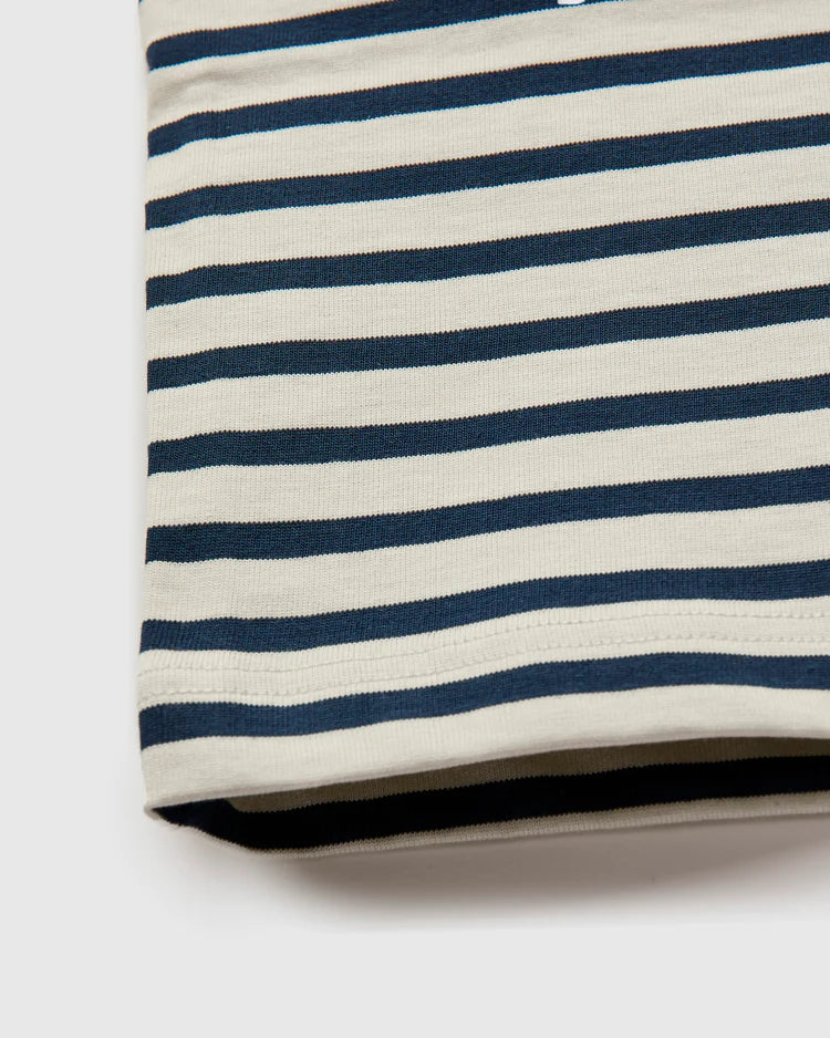 Merz B. Schwanen 2M14 "Good Originals" Relaxed T-Shirt in Ink / Natural