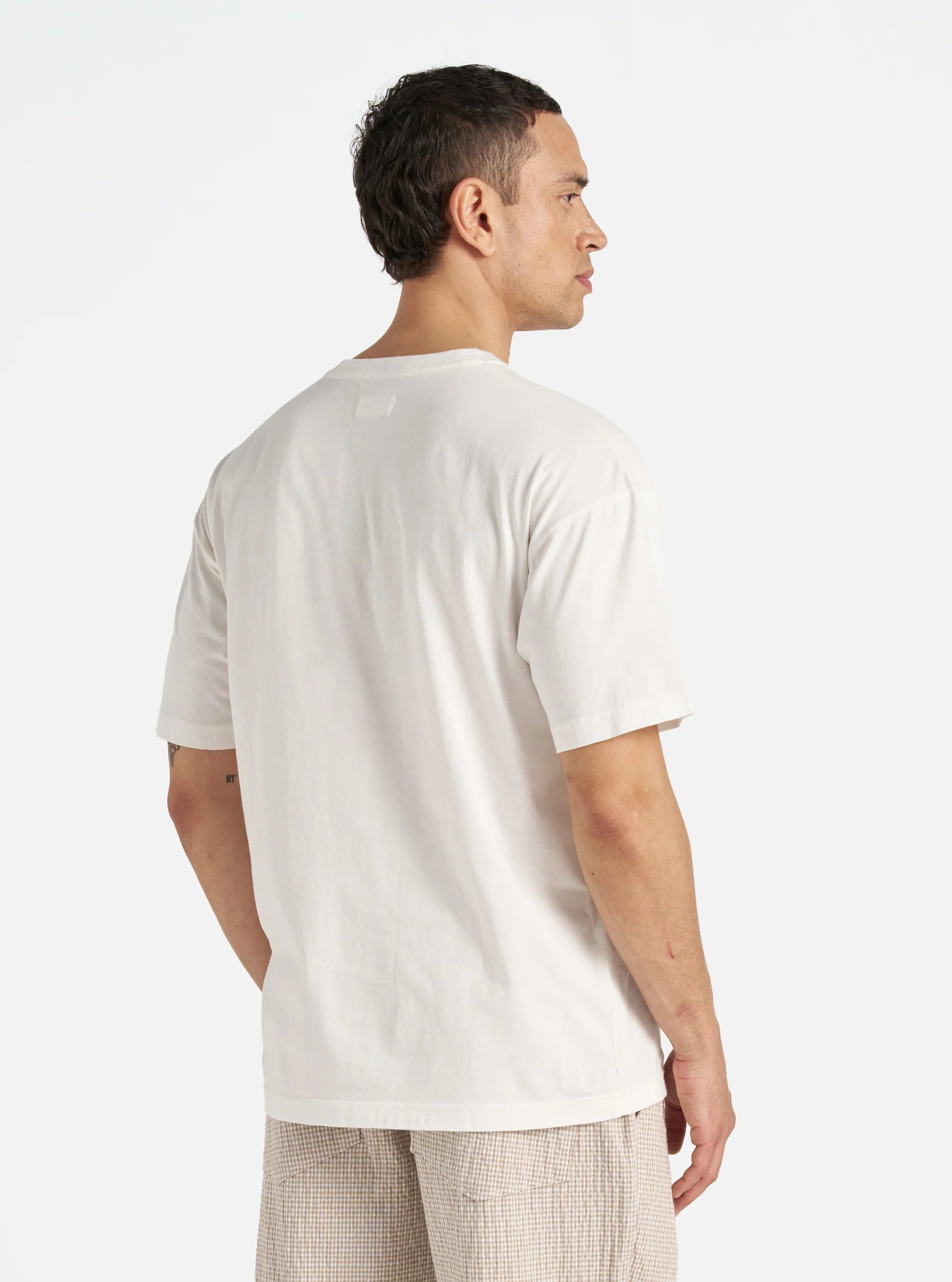 Universal Works Loose Tee in Ecru Single Jersey