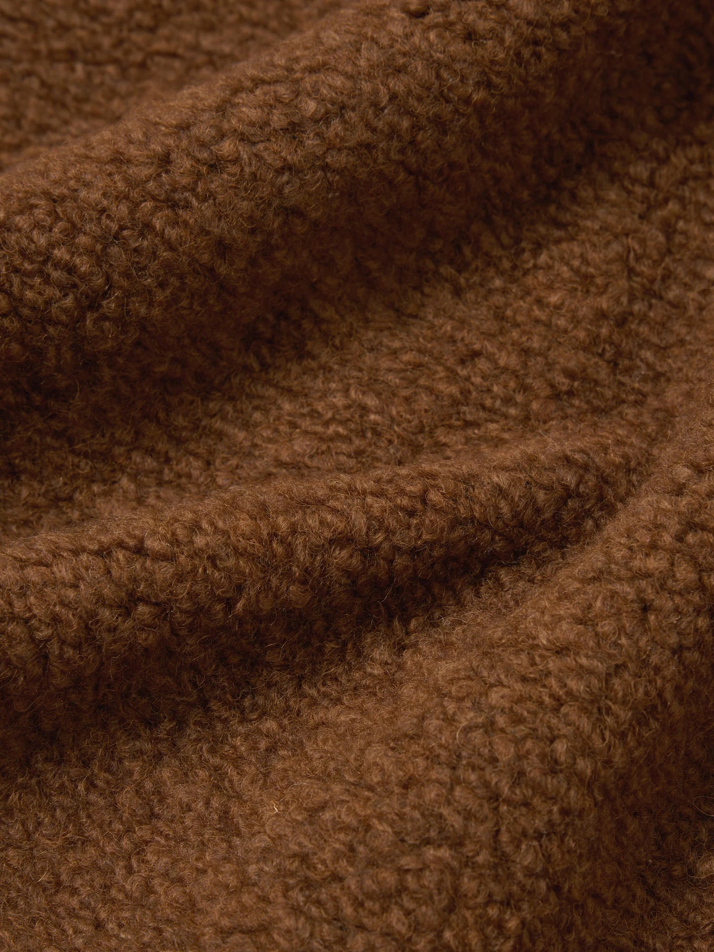 Universal Works Lancaster Jacket in Brown Alvar Fleece
