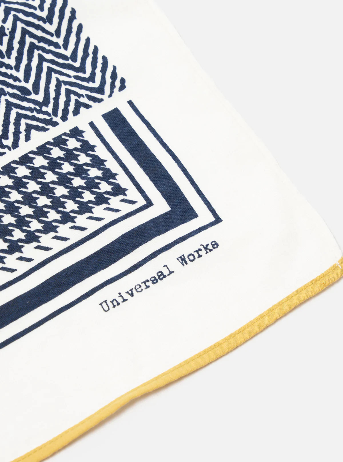 Universal Works Single Jersey Neckerchief in Ecru