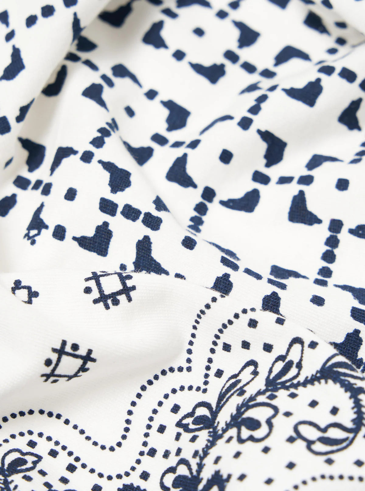 Universal Works Single Jersey Neckerchief in Ecru