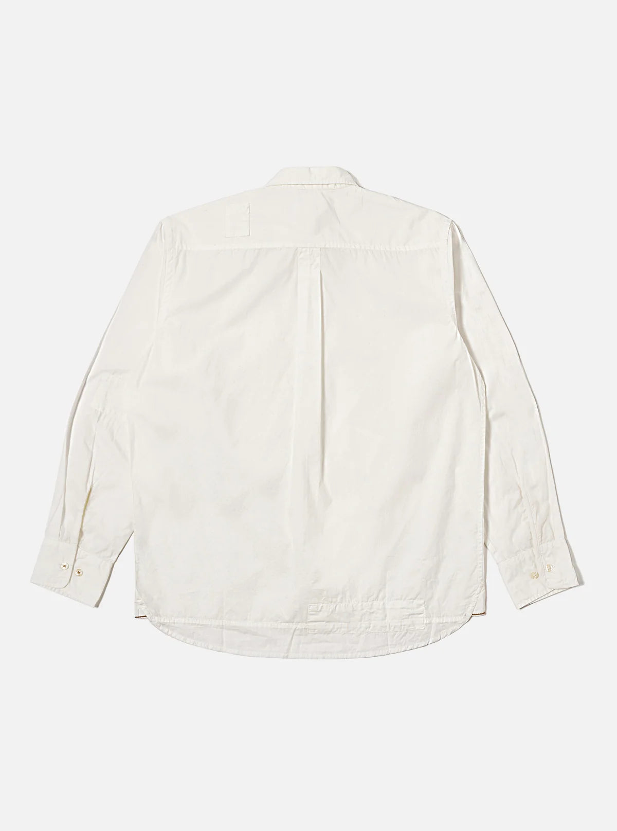 Universal Works Poplin Patched Lazy Day Shirt in White