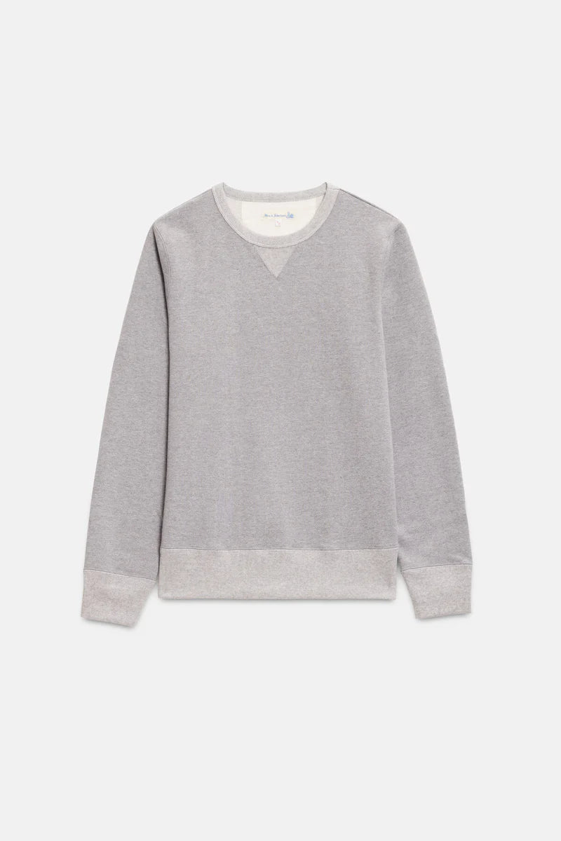 Merz B. Schwanen Classic Loopwheeled Sweatshirt in Grey Melange