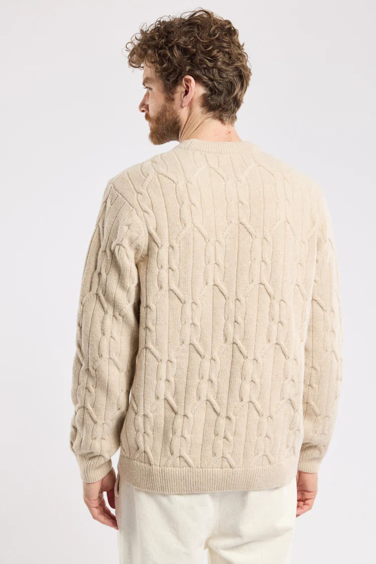 Armor Lux Irish Wool Jumper in Beige