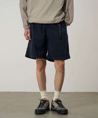 Gramicci G Short in double navy with gusseted crotch and webbing belt above knee length