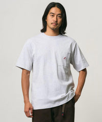 Gramicci One Point Pocket Tee in Heather Ash