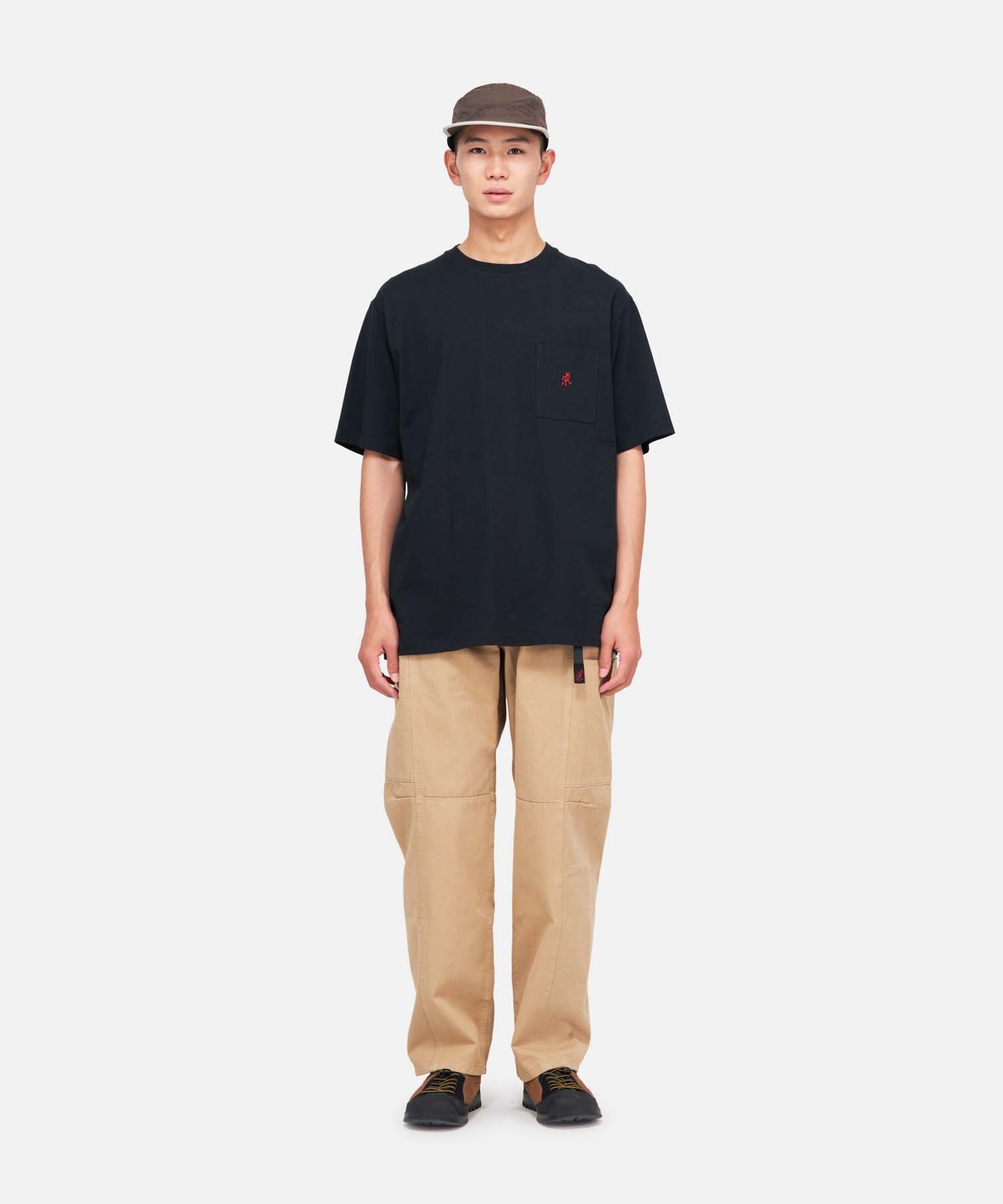 Gramicci One Point Pocket Tee in Vintage Black