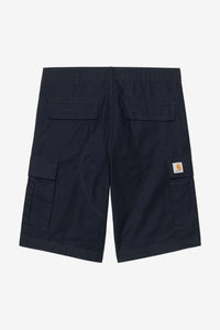 Carhartt WIP Regular Cargo Short in Deep Night Rinsed