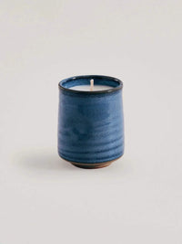 Provider Store Kadoma Japanese Ceramic Candle in Blue