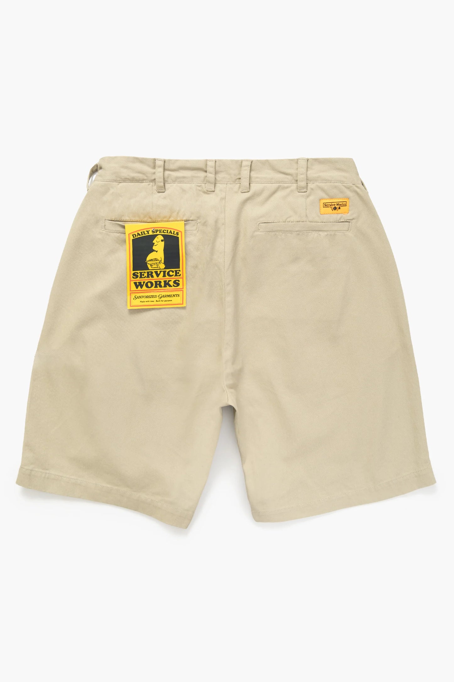 Service Works Drill Part Timer Shorts Khaki