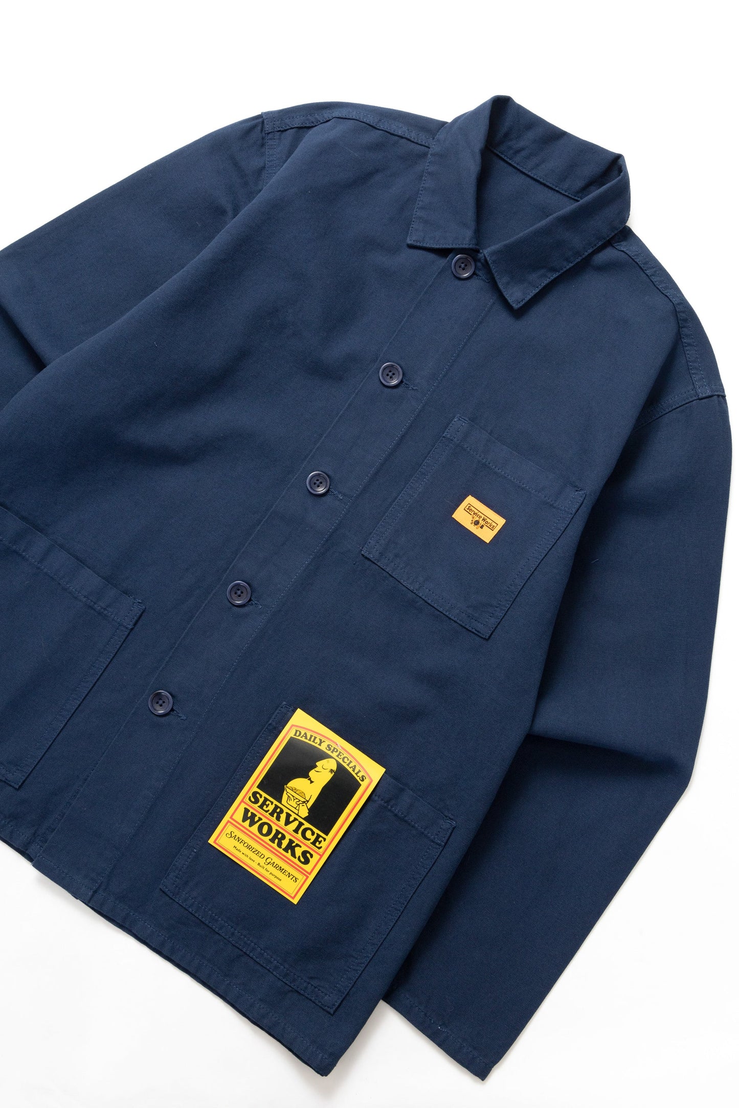 Service Works Canvas Chore Shirt in Navy