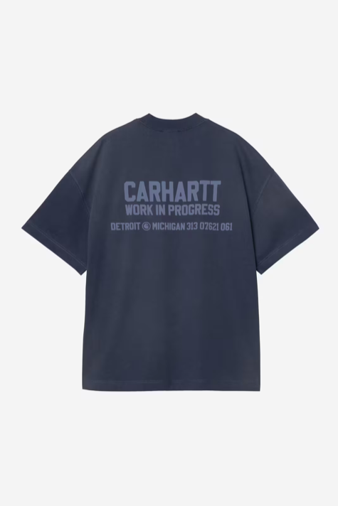 Carhartt WIP Short Sleeve Distance T-Shirt in Jupiter Stone Dyed