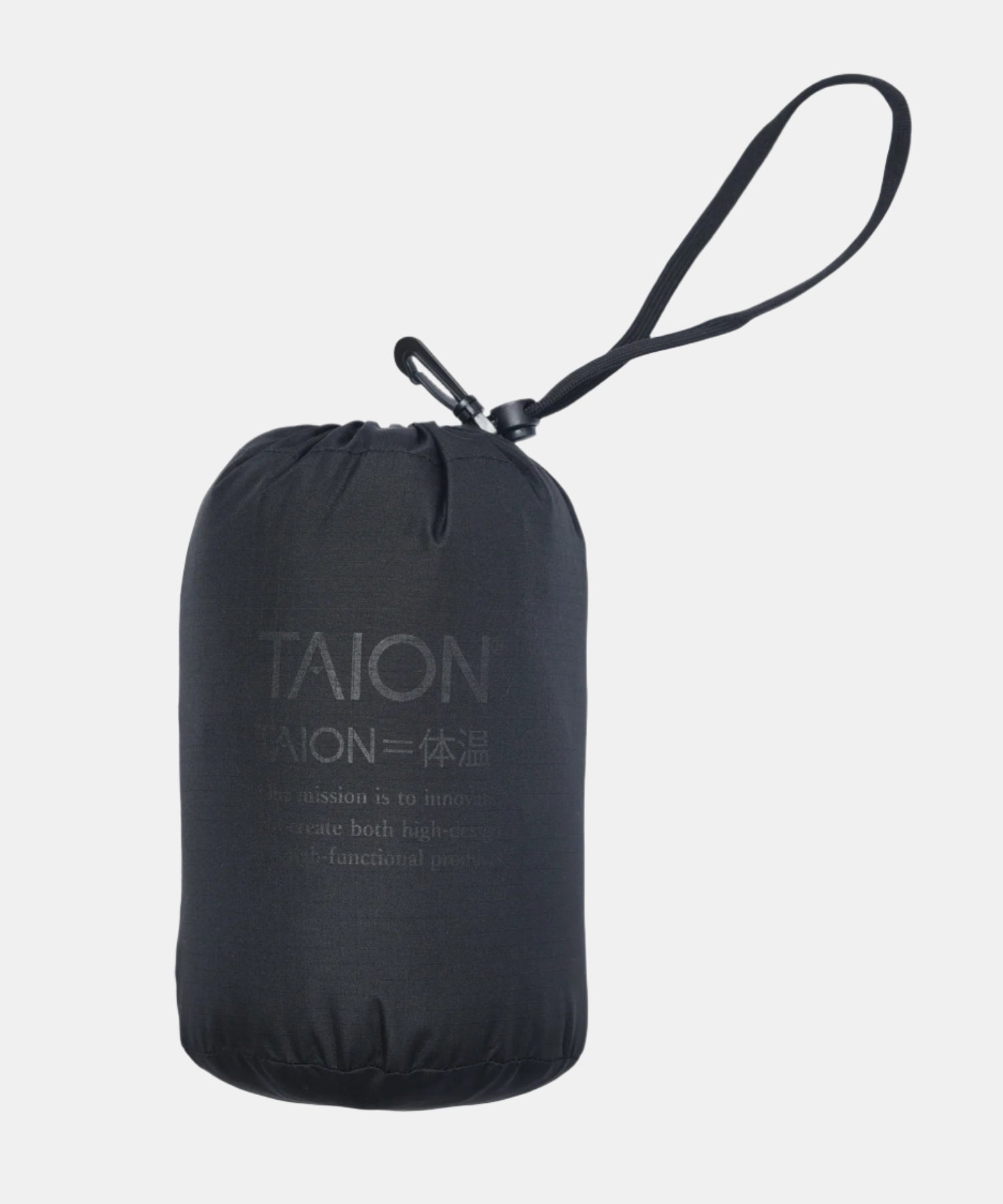 TAION Military Zip V-Neck Down Vest in Dark Navy