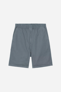 Carhartt WIP Flint Short in Cozy Blue Garment Dyed