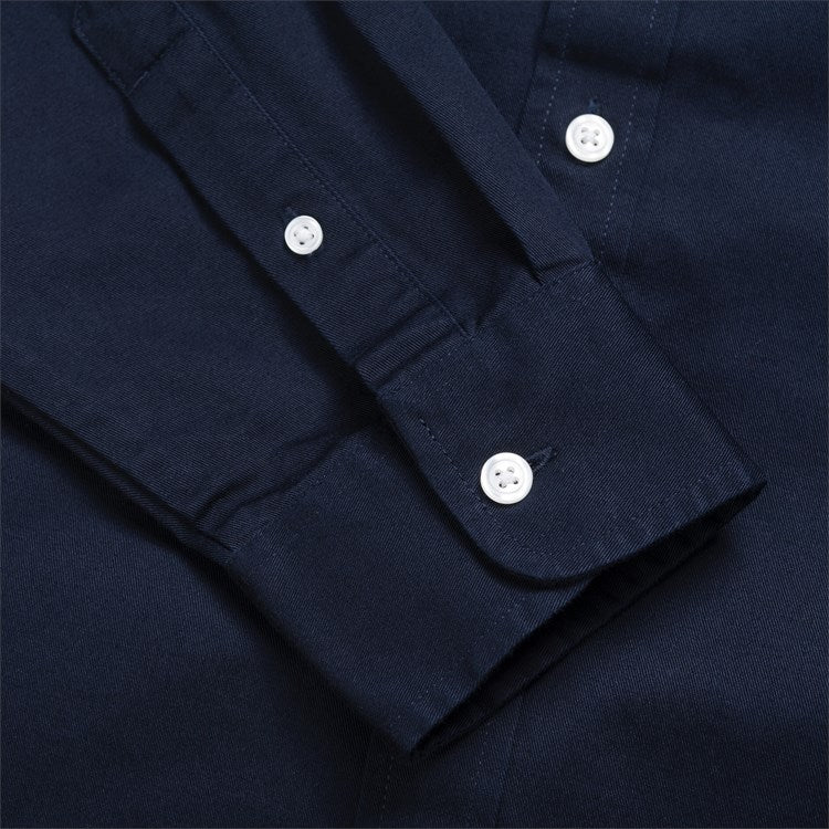 Carhartt WIP Long Sleeve Madison Shirt in Dark Navy / Wax