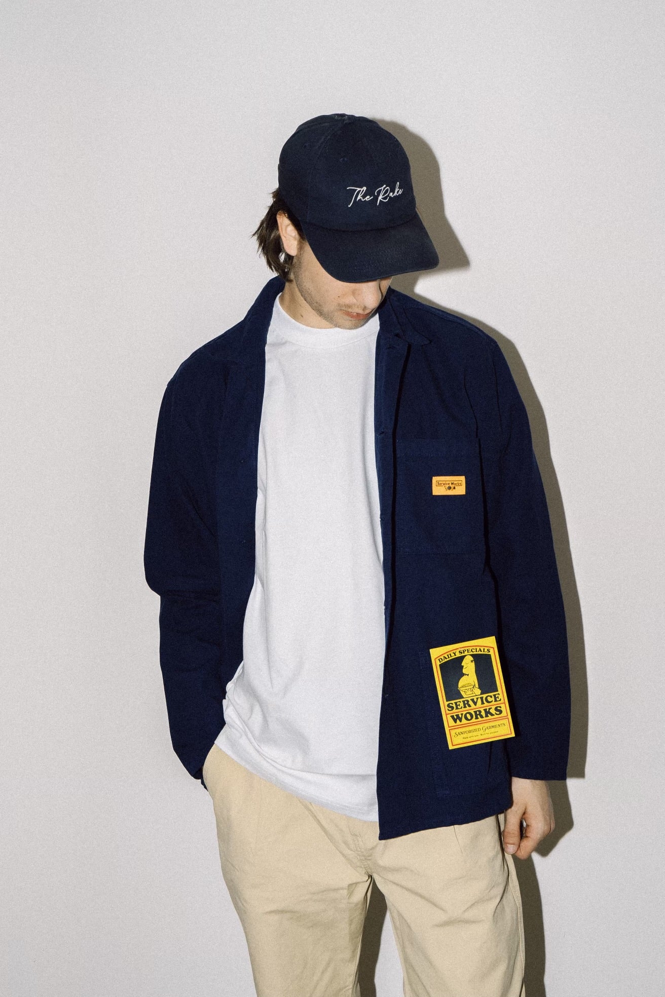 Service Works Canvas Chore Shirt in Navy