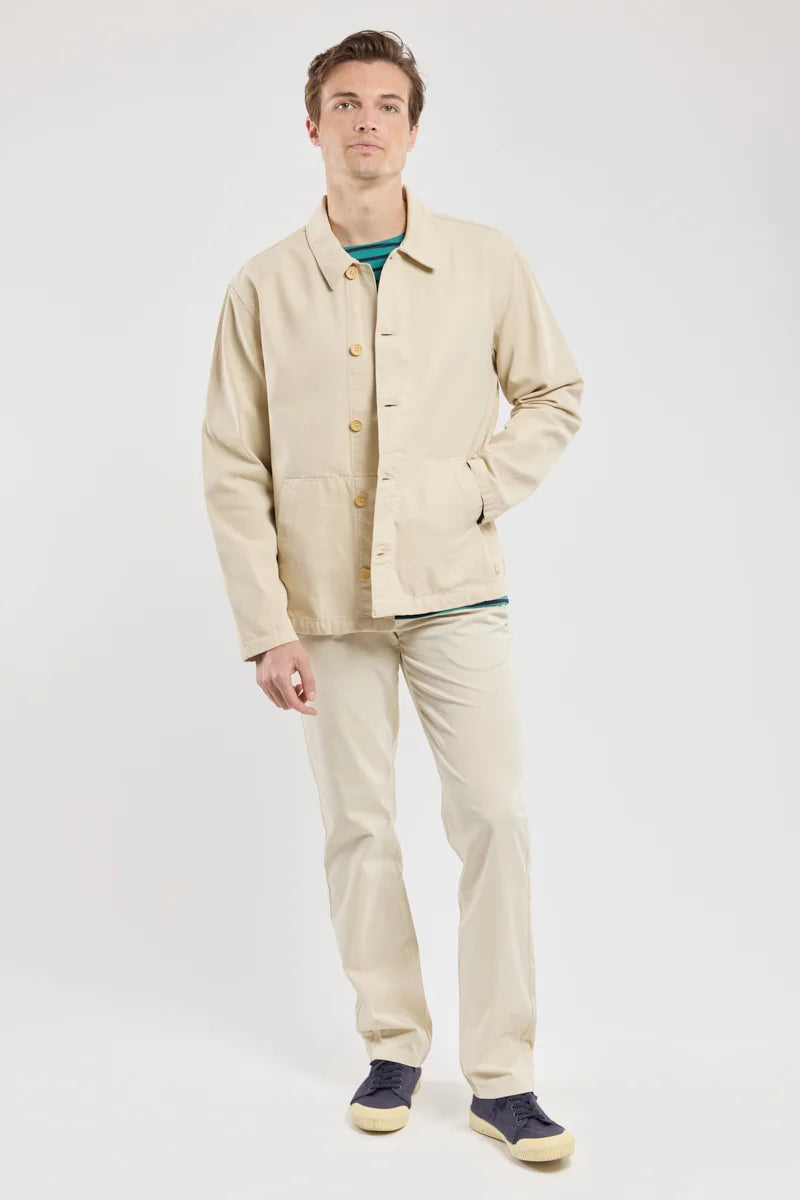 Armor Lux Cotton Fisherman Jacket in Oyster