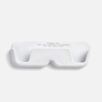 Puebco Aluminium Glasses Holder in White