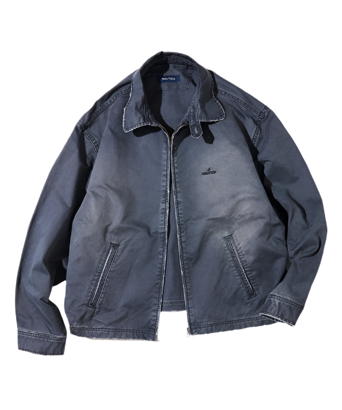 Nautica Japan Crushed Chino Blouson in Charcoal