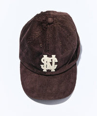 Nautica JapaNautica Japan Corduroy Logo Cap in Brownn brown corduroy cap with NSC logo, one size cotton hat