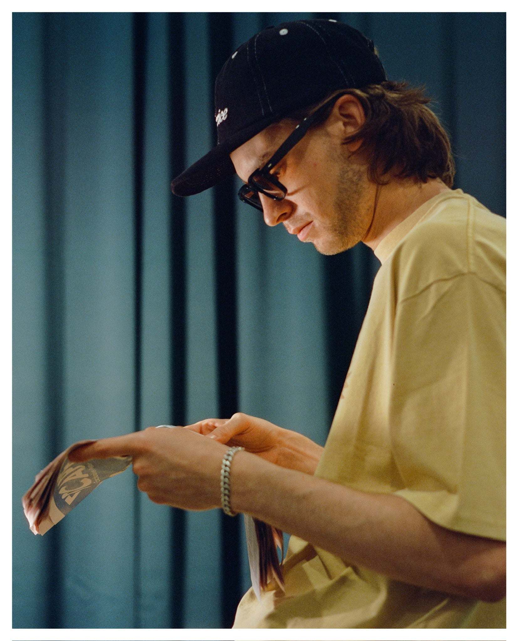 High-quality men's t-shirts collection from top brands like Gramicci and Carhartt WIP at The Rake