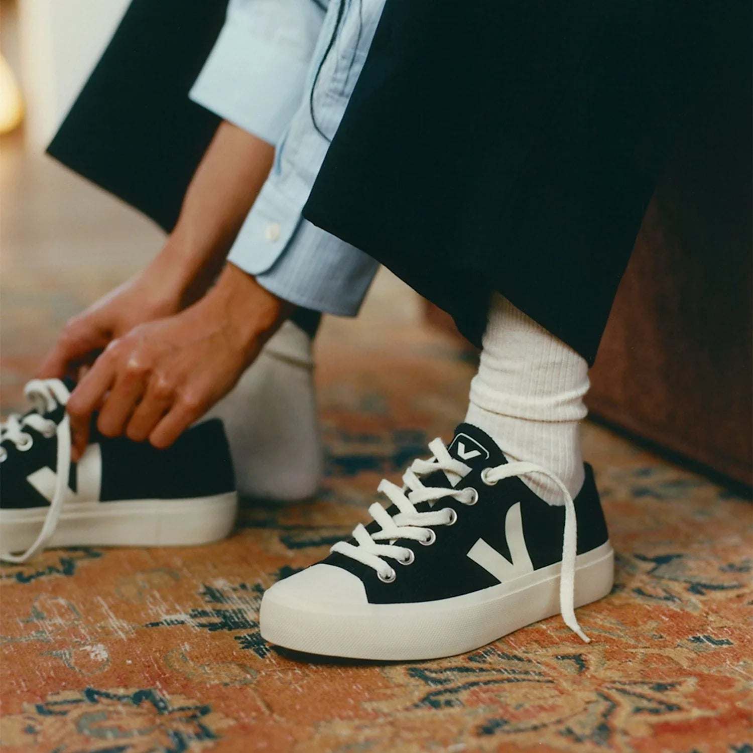 VEJA sustainably sourced sneakers with Amazonian rubber