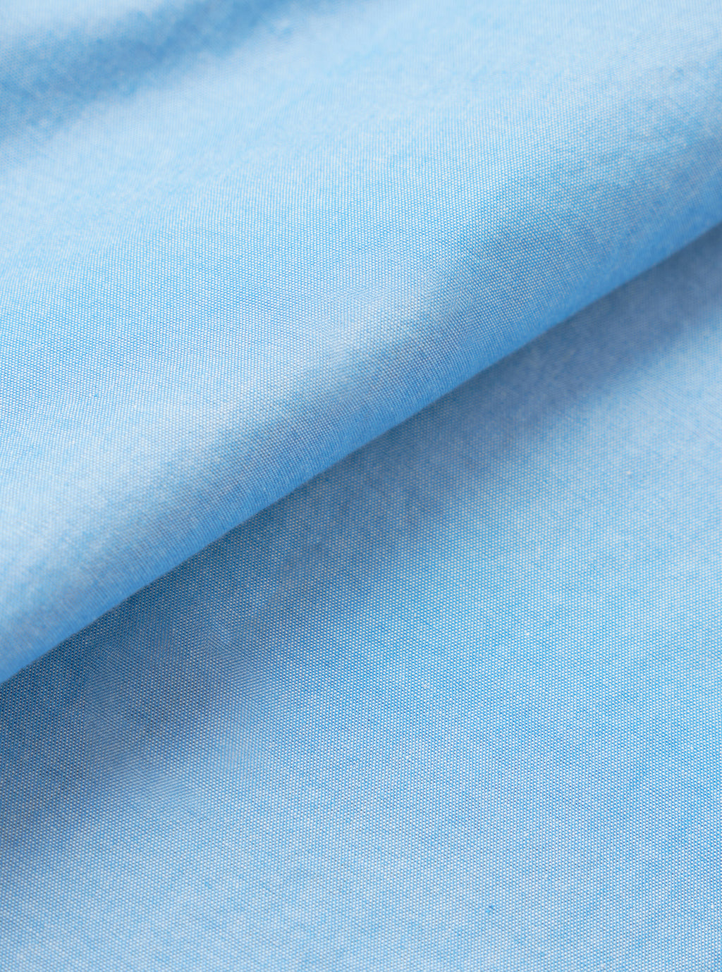 Universal Works Daybrook Shirt in Sky Blue Prince Chambray