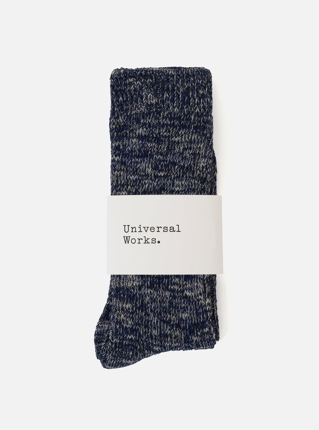 Universal Works Slub Sock in Dark Navy