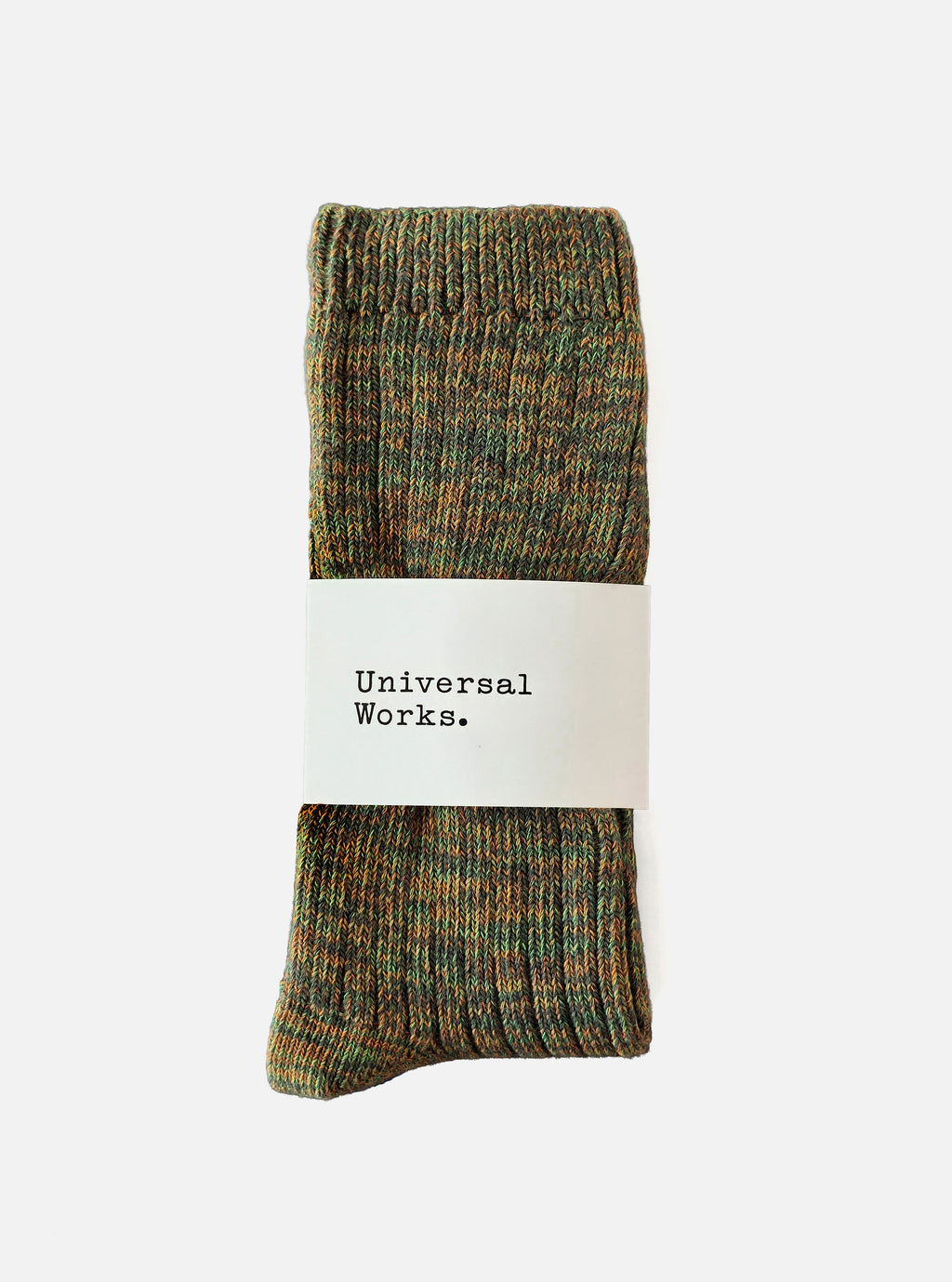 Universal Works Slub Sock in Olive