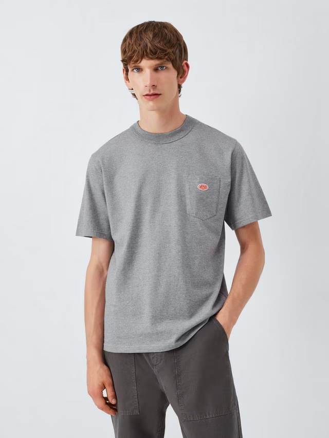 Armor Lux Heritage Pocket Tee in Misty Grey