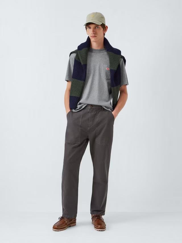 Armor Lux Heritage Pocket Tee in Misty Grey