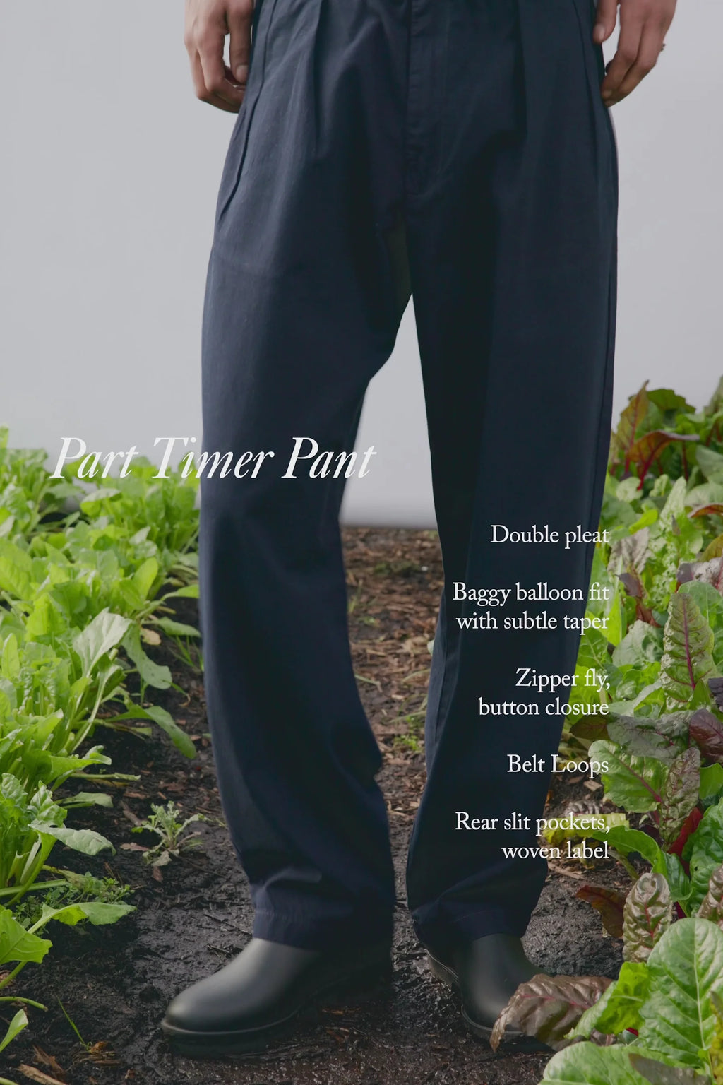 Service Works Twill Part Timer Pants in Navy
