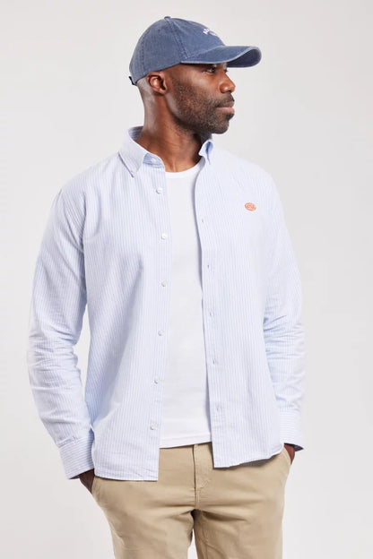 Armor Lux Cotton Oxford Stripe Shirt