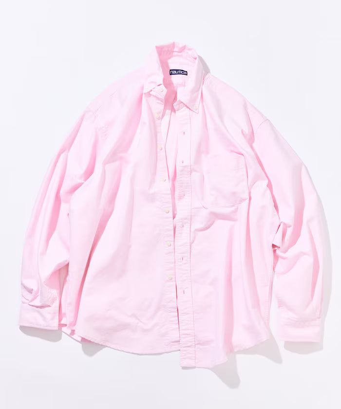 Nautica Japan Oxford B.D Shirt in Pink
