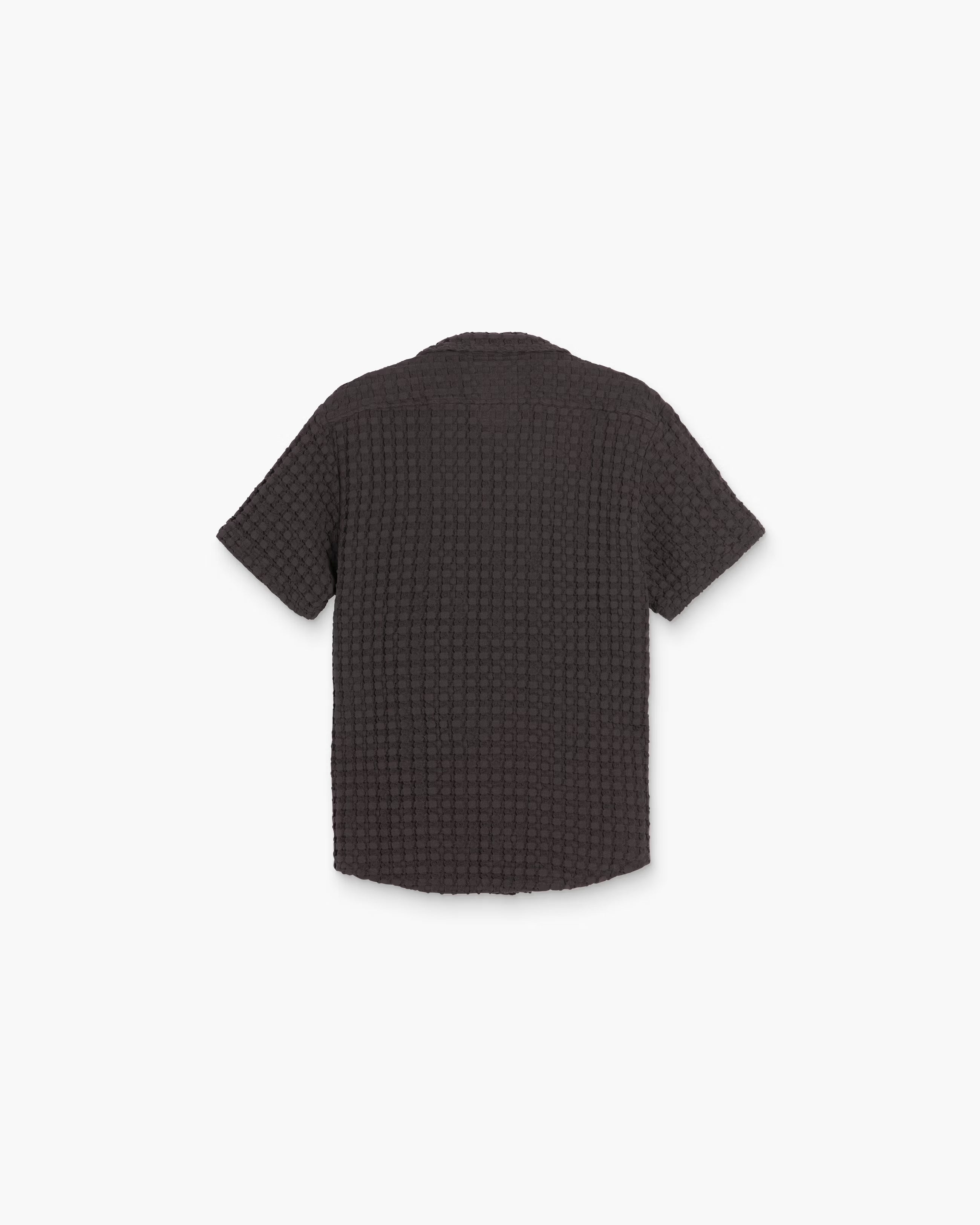 OAS Nearly Black Cuba Waffle Shirt