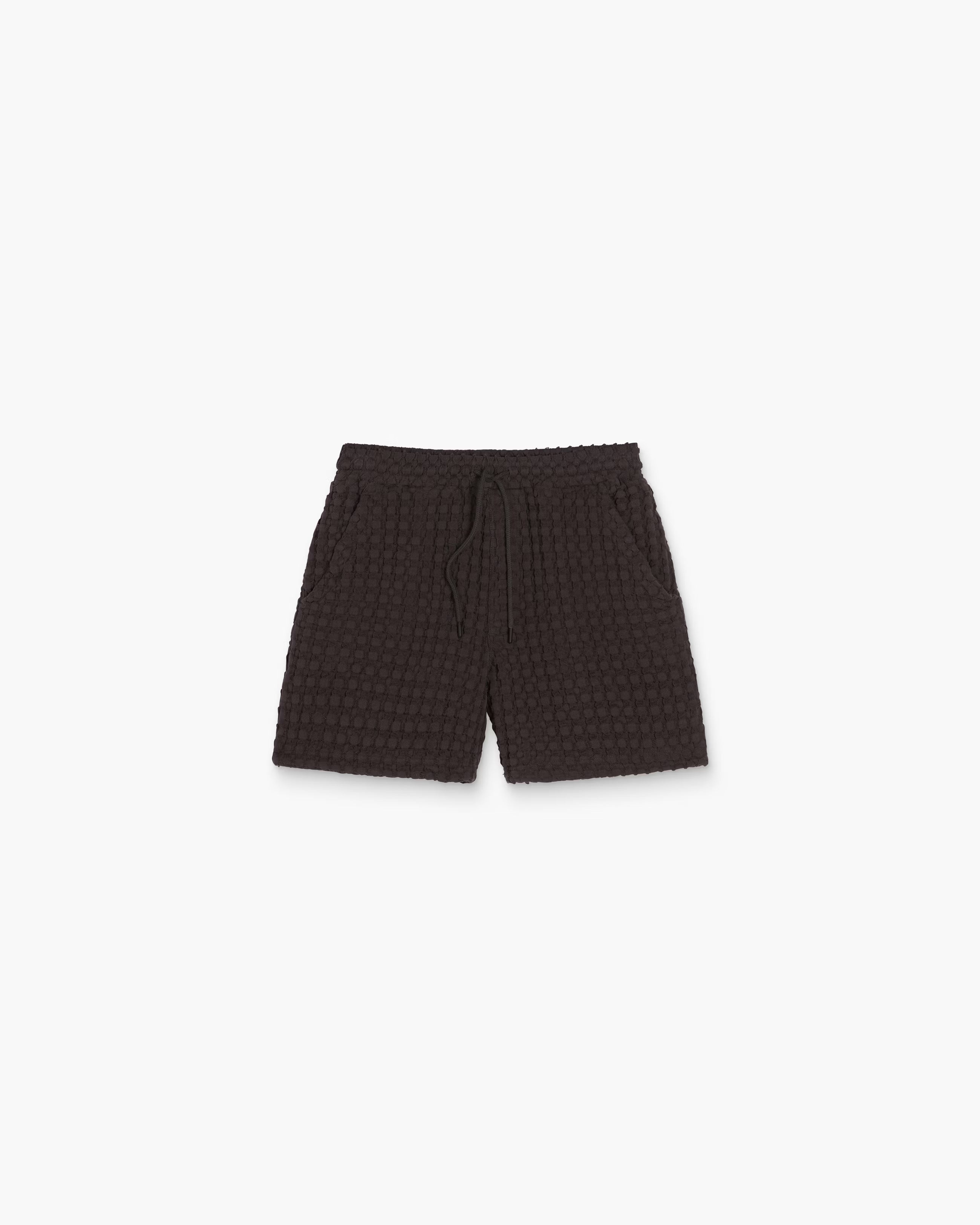 OAS Nearly Black Porto Waffle Short