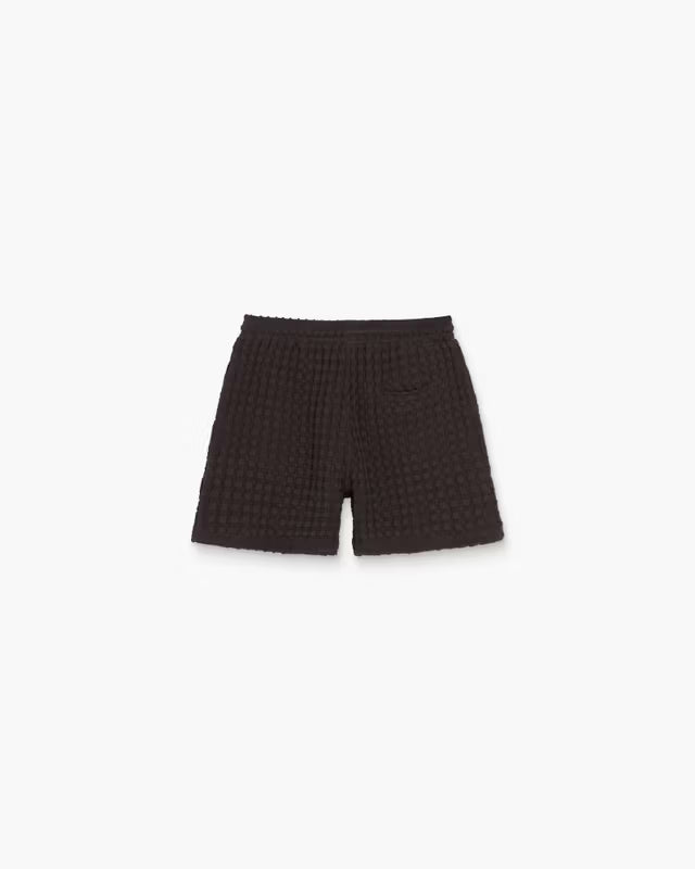OAS Nearly Black Porto Waffle Short