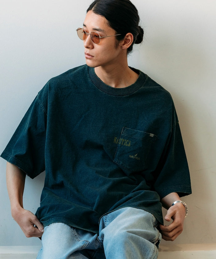 Nautica Japan Mix Colour S/S Pocket Tee Yellow