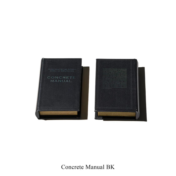 Puebco Empty Book - Black Concrete Manual