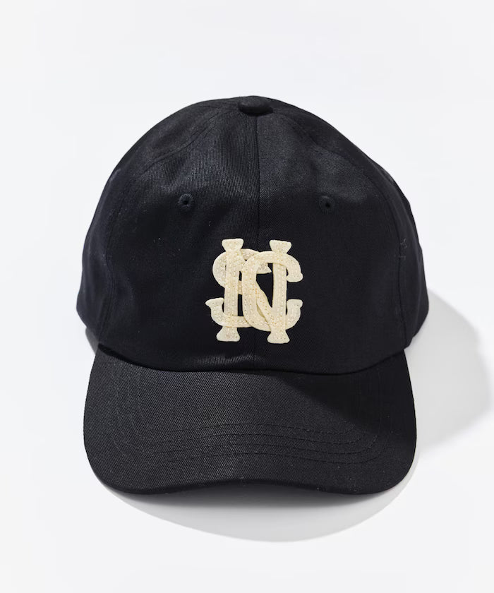 Nautica Japan Sailing Club Logo Twill Cap in Black