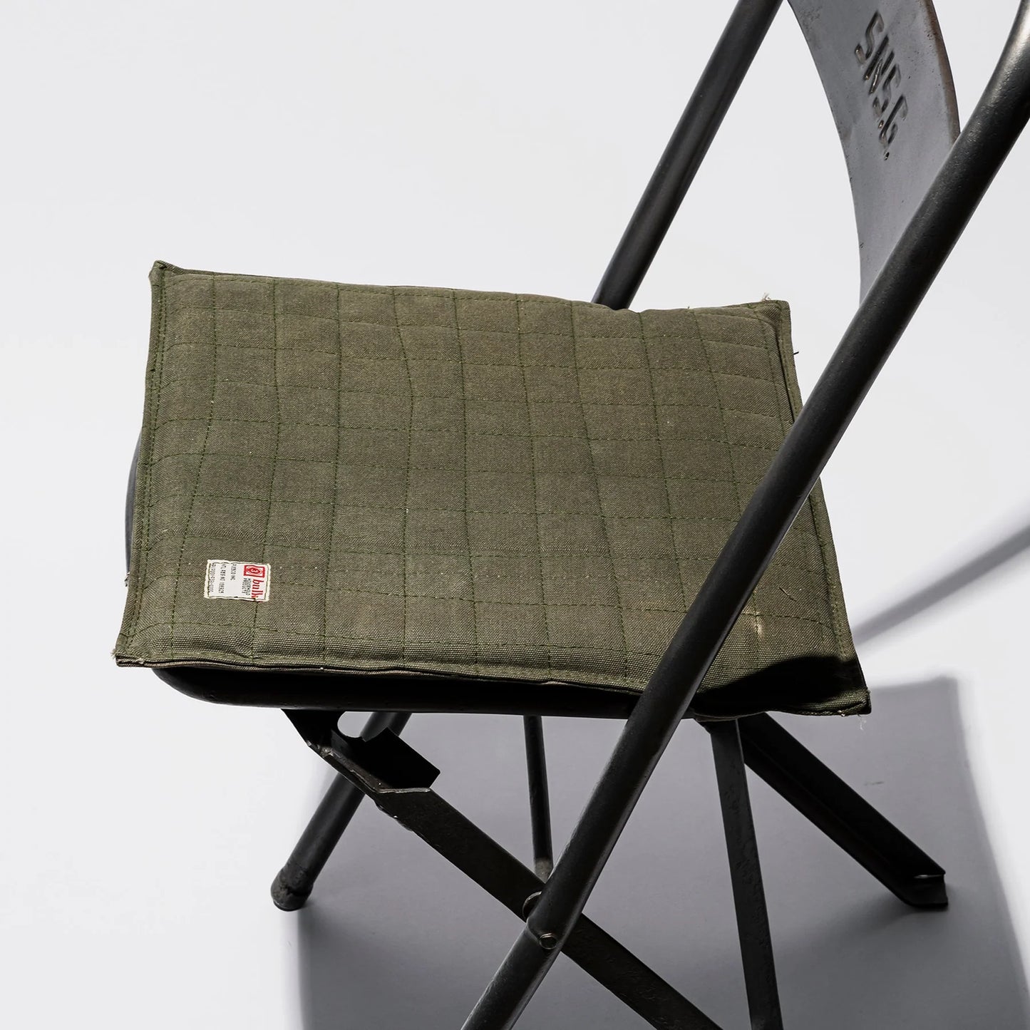 Puebco Vintage Tent Fabric Seat Cushion