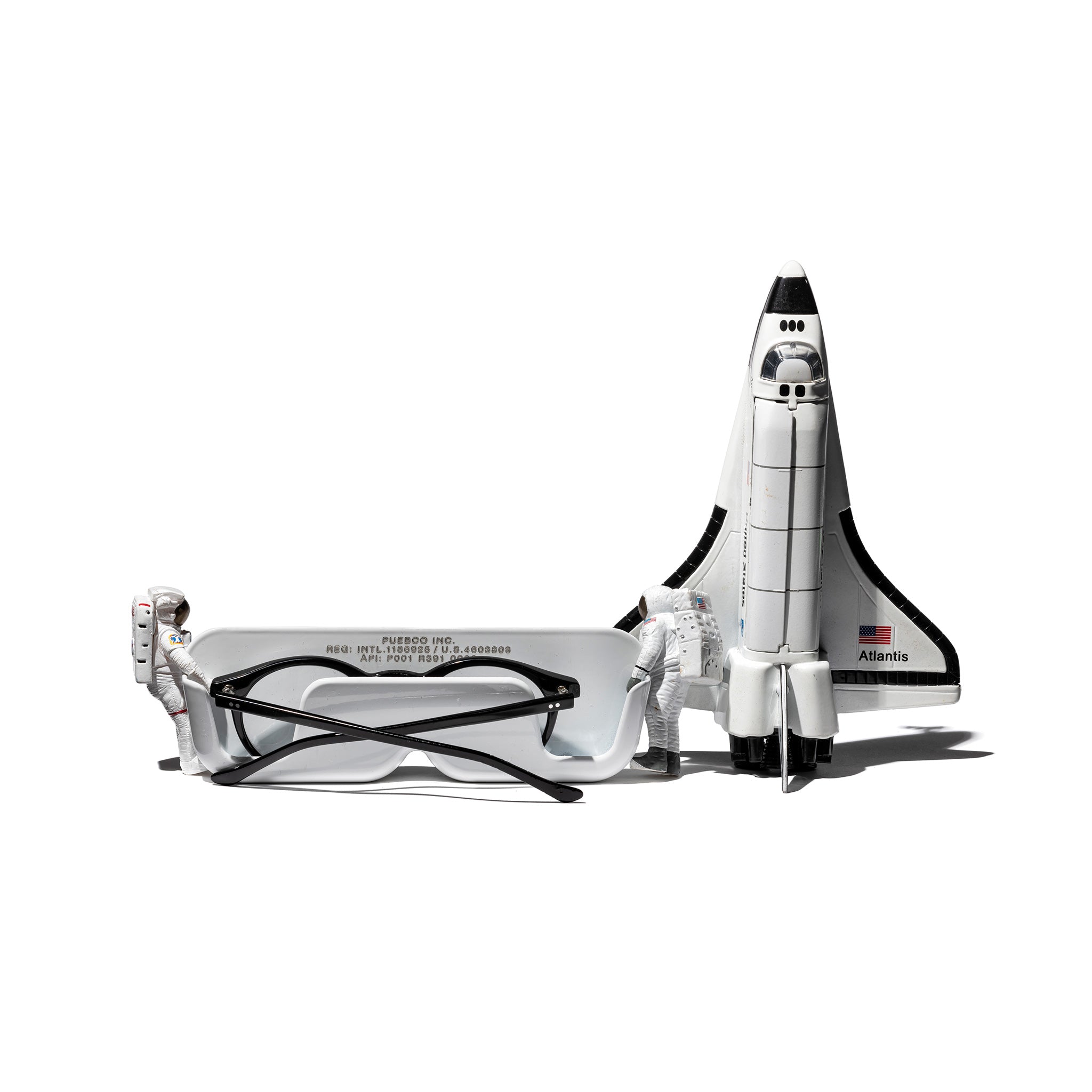 Puebco Aluminium Die Casting Glasses Holder in White