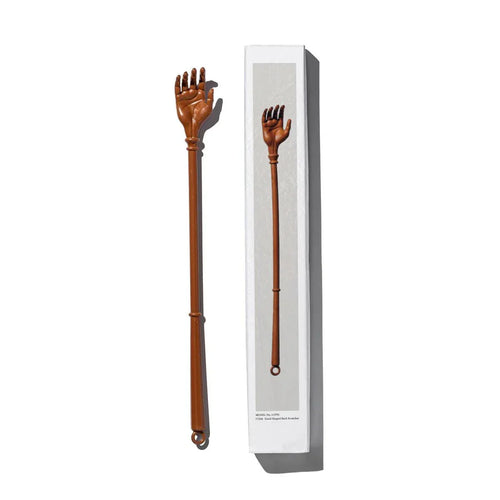 Puebco Hand Shaped plastic back scratcher L380mm in packaging box