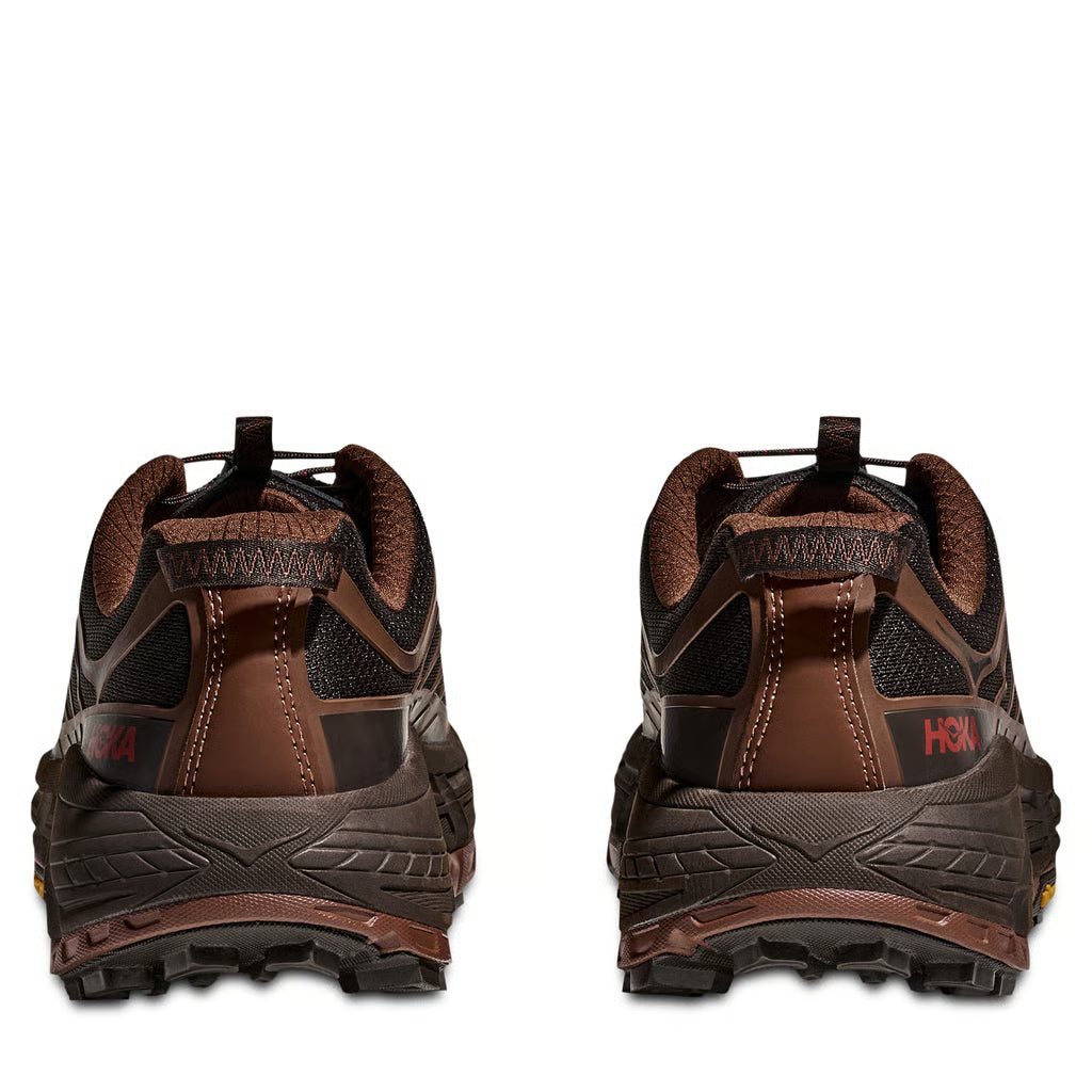 HOKA Mafete Three2 in Cast Iron & Mineral Brown