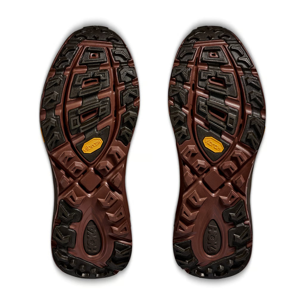 HOKA Mafete Three2 in Cast Iron & Mineral Brown