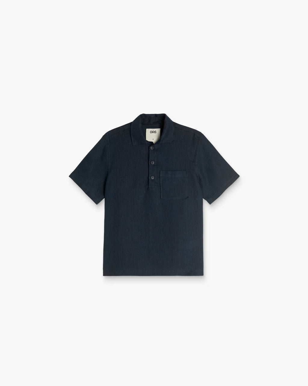 OAS Girona Linen Shirt in Dark Navy