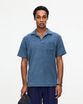 OAS Terry Polo Shirt in Coronet Blue