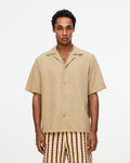 OAS Latte Bodega Cotton Canvas Shirt