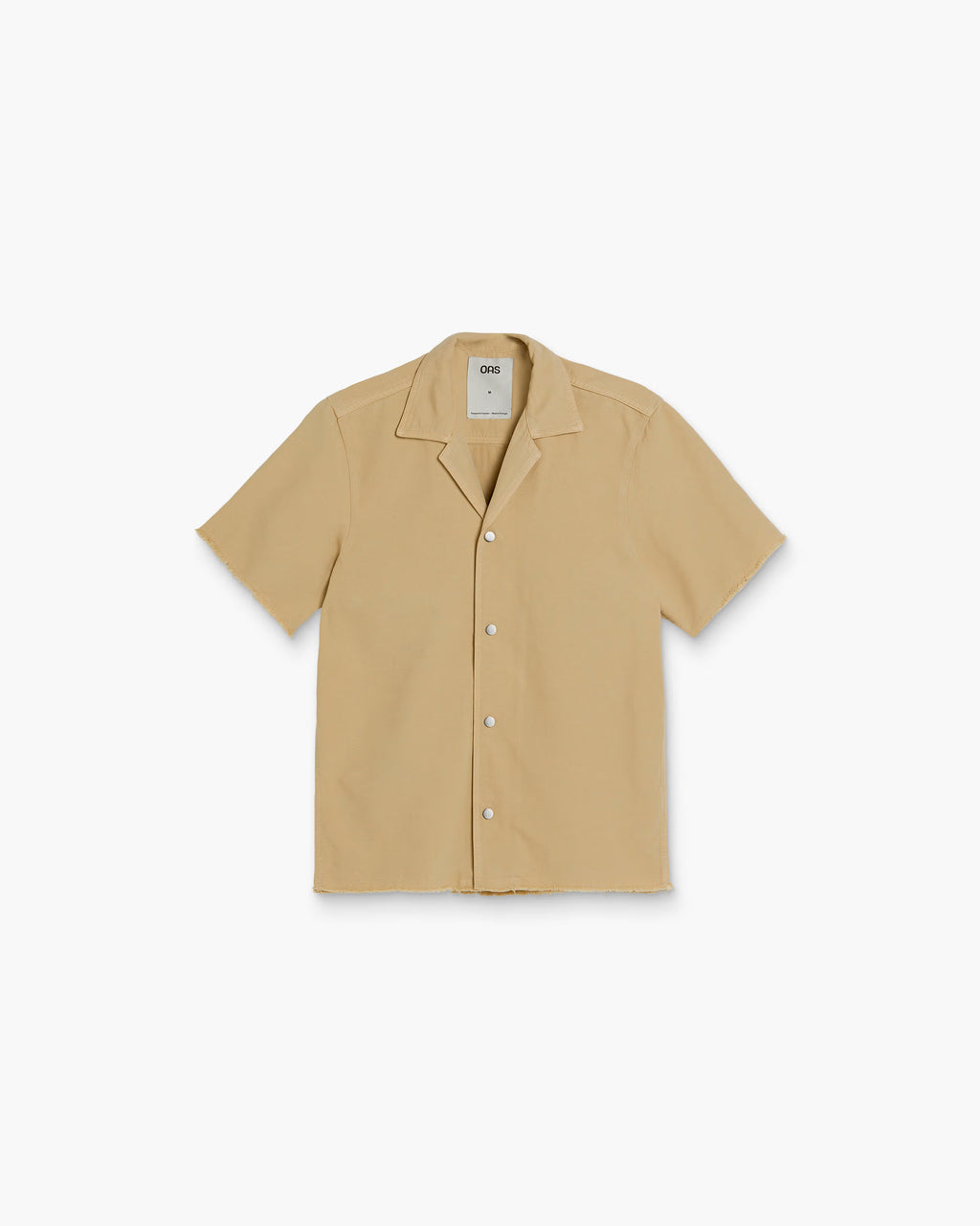 OAS Latte Bodega Cotton Canvas Shirt